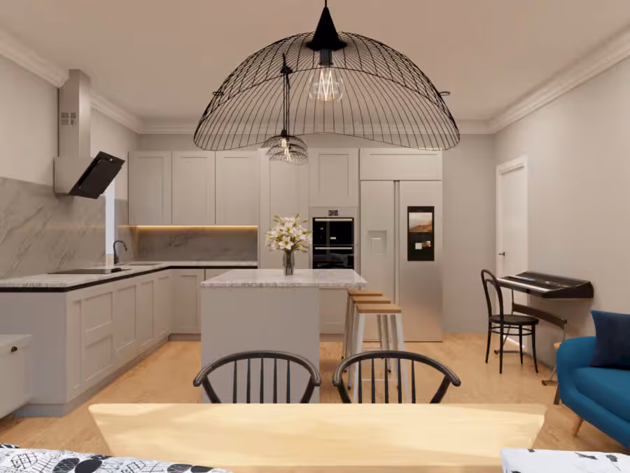 Family-Friendly Open Plan Kitchen Makeover