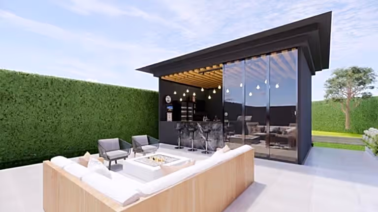 Bespoke Outdoor bad in Modern Garden Design